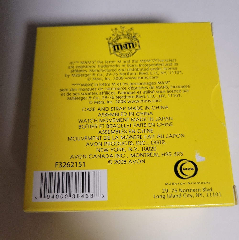 NIB M&M'S Yellow Watch⌚ - Picture 6 of 10